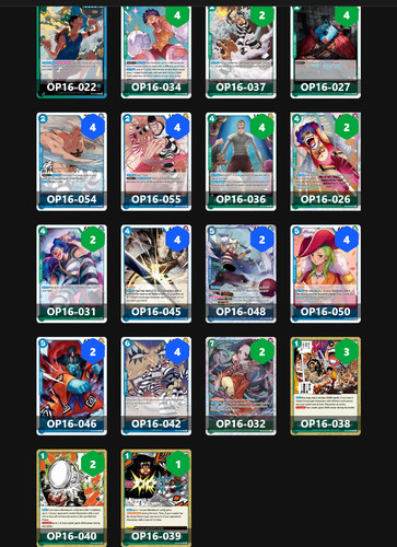 One piece tcg op16 022 - piece,